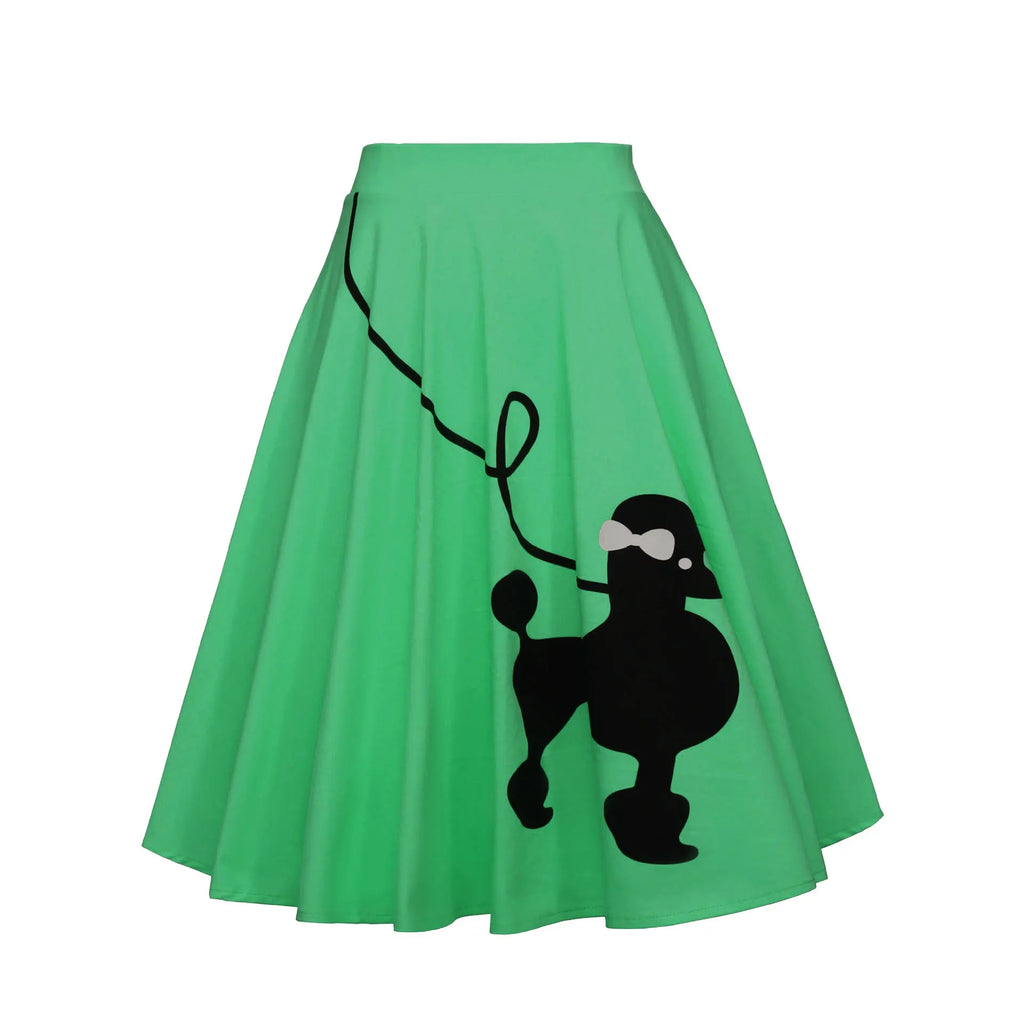 Women's 50s 60s Pinup Poodle Skirt