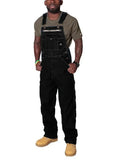 Men's Cargo Denim Jumpsuit