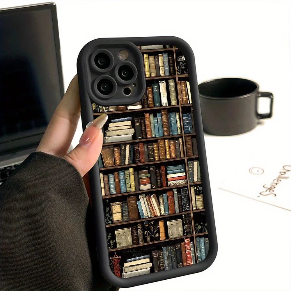 Bookshelf Pattern Phone Case