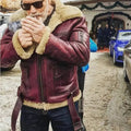 Men's Vintage PU Leather Zip Jacket
