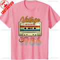 Vintage 1986 Birthday Cassette Tape T-Shirt