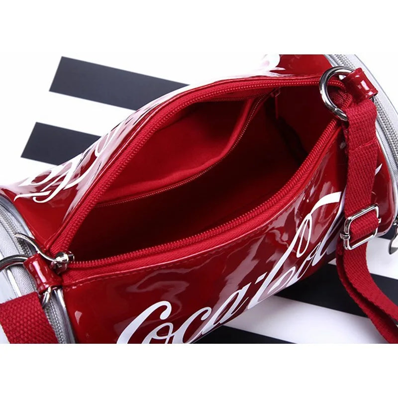 Y2K Clear Barrel Crossbody Bag – Soda Can Shape Purse