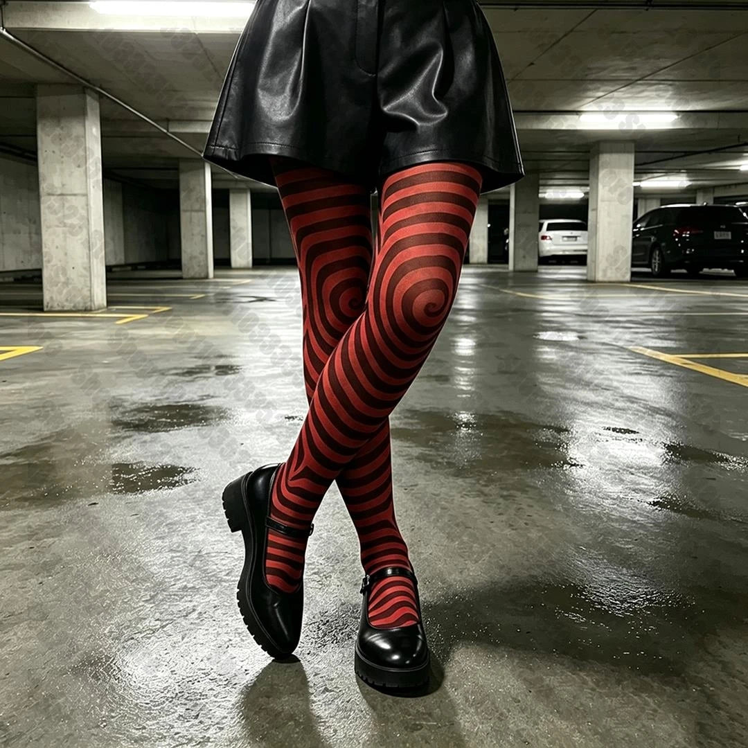 Vintage Gothic Tights – Y2K Punk Style