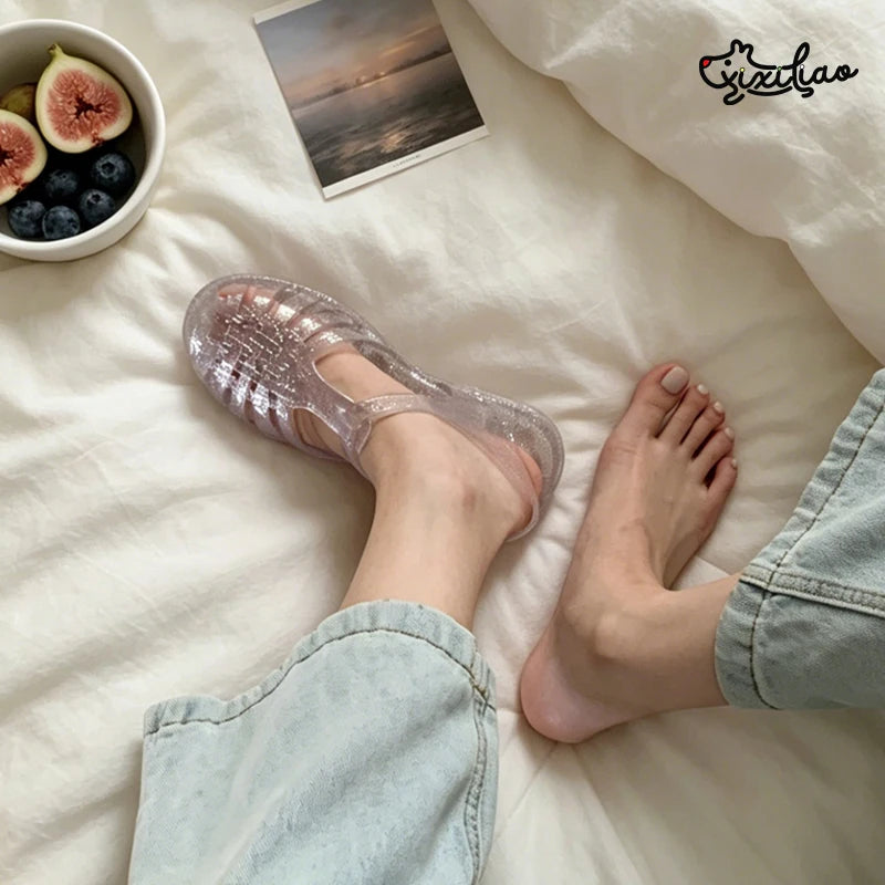 Women's Crystal Roman Sandals