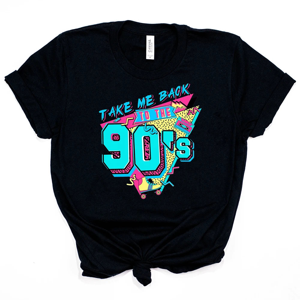 "Take Me Back to the 90s" Retro Graphic T-Shirt