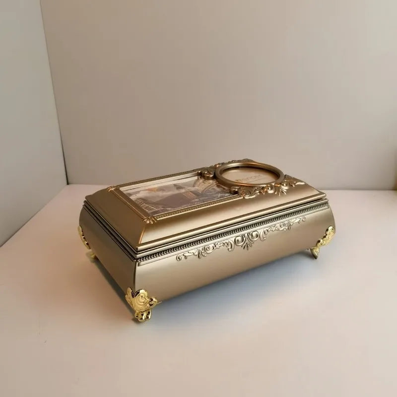 Rotating Dancing Girl Music Box