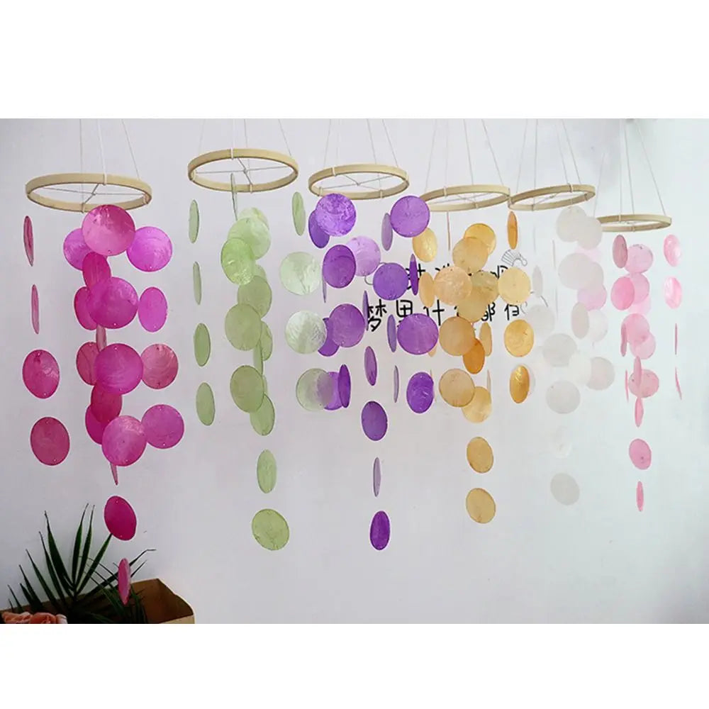 Natural Shell Wind Chime – Garden Decor