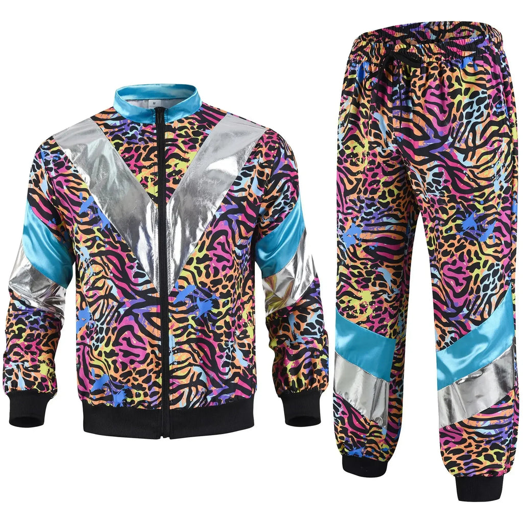 1990s Disco Tracksuit Set – Retro Party Costume