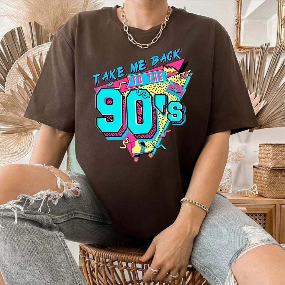 "Take Me Back to the 90s" Retro Graphic T-Shirt