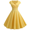 Women's Vintage Pin-Up Midi Dress