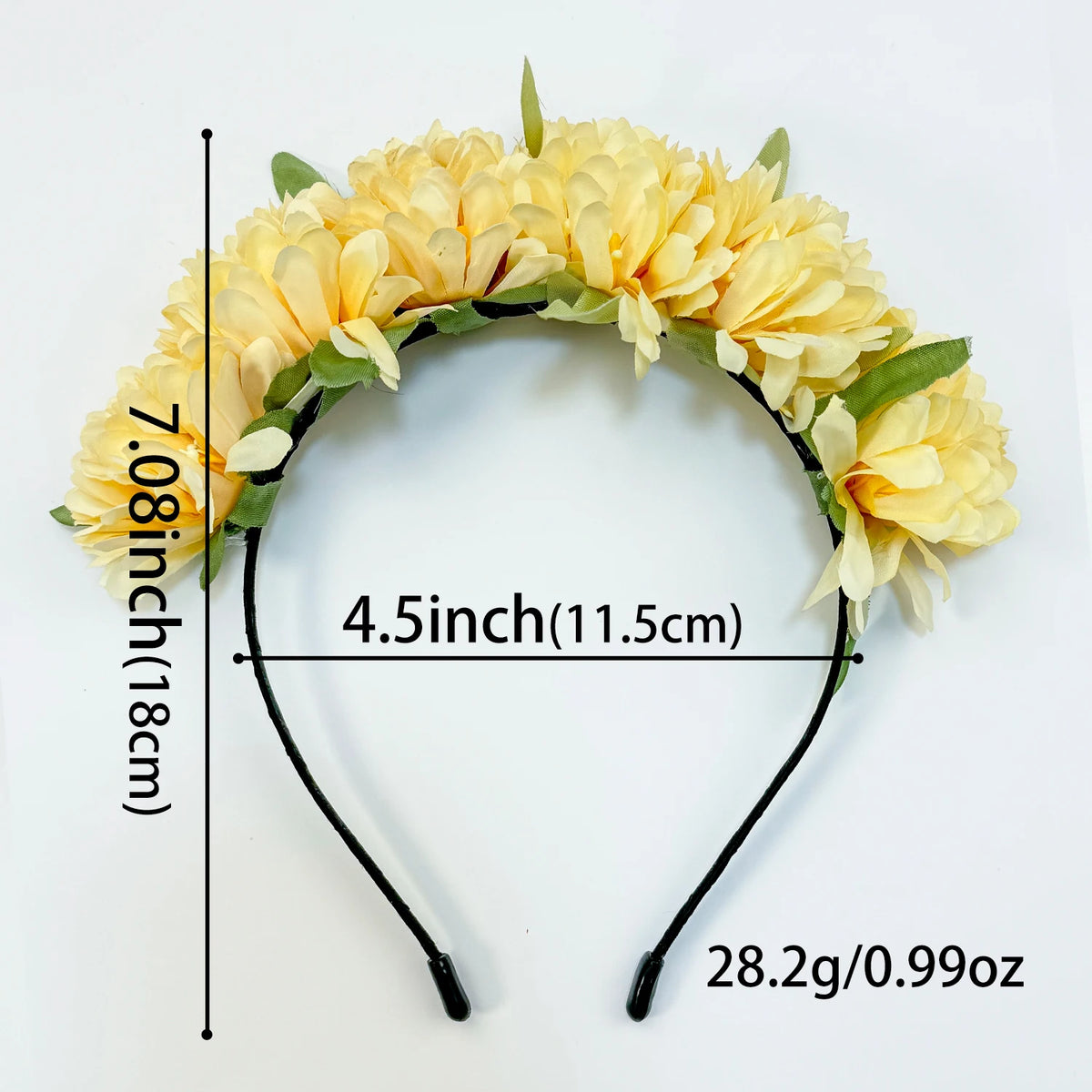 Floral Wedding Headband Set