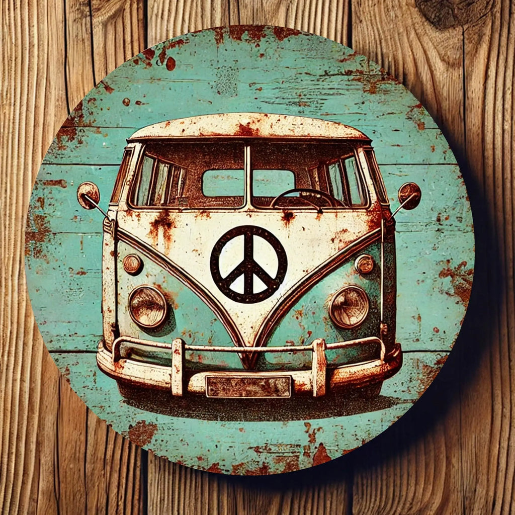 Wooden Car Logo Wall Plaque – Decorative Art Disc