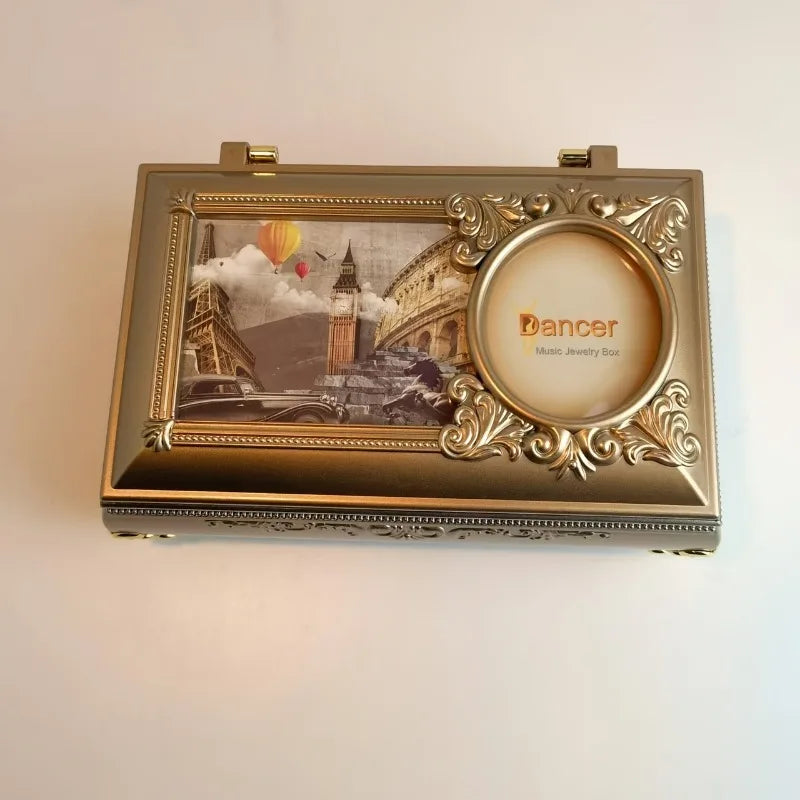 Rotating Dancing Girl Music Box