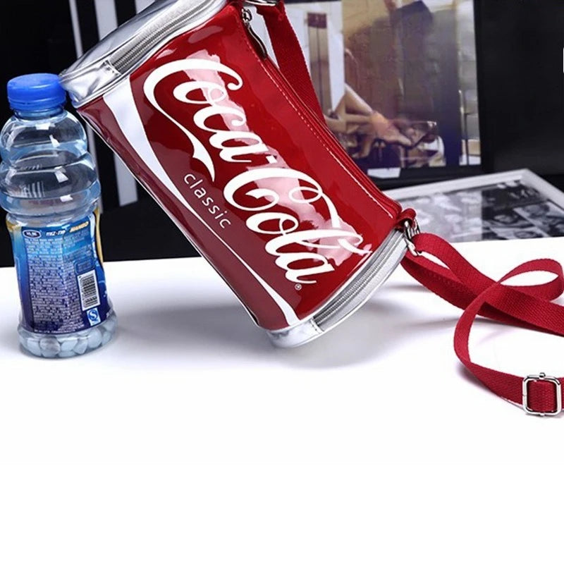 Y2K Clear Barrel Crossbody Bag – Soda Can Shape Purse