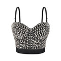 Women's Rivet Bralette Top – Punk Rave Style