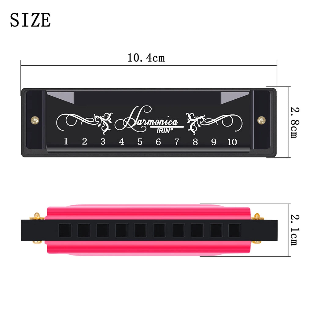 IRIN 10-Hole C Key Harmonica