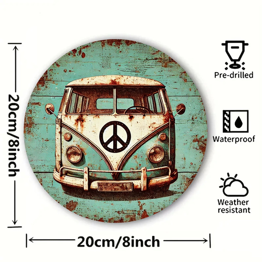 Wooden Car Logo Wall Plaque – Decorative Art Disc
