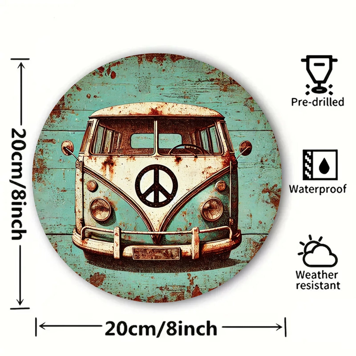 Wooden Car Logo Wall Plaque – Decorative Art Disc