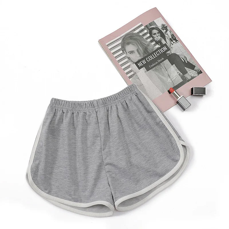 Women's Striped Sports Shorts
